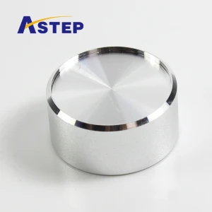 CNC Machine Turning Steel Square End Cap/rotary switch knob/cover