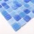Import CNK China wholesale hot melt glass mosaic skid proof swimming blue pool tiles from China