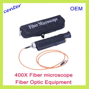 coaxial illumination handheld fiber microscope with leather package