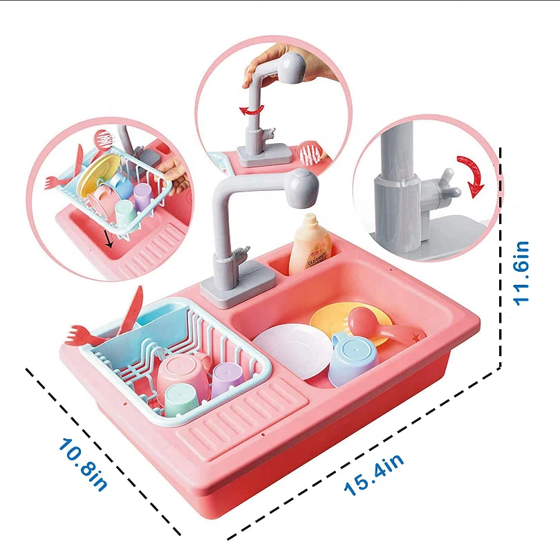 Cocina De Juguete | Pretend Play Kitchen Toysbase Kitchen Toy Play Set Toy Kitchen Sink Play Set