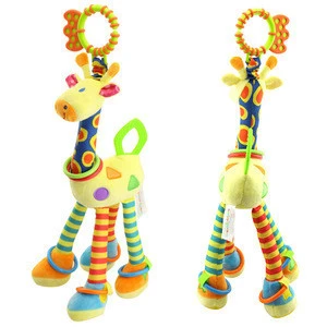 color baby plush animal toy cute baby giraffe toy happy monkey plush stuffed toy keychain