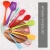 Import Color Silicone Kitchenware 10-piece Set Non-stick Pot Silicone Kitchenware Set Environmental Protection Cooking Shovel Tool from China