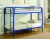 Import Colorful Children Bedroom Furniture Metal Bunk Bed With Enclosed Guardrail Y from China