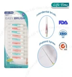 Colorful handle Interdental Brush with Dupont tynex Brush