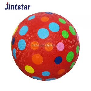 Colourful kids rubber indoor outdoor playground ball kick ball toy balls