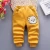 Import Comfortable casual cute cartoon bear printing spring autumn fall three pieces set boutique children clothes boys from China