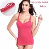 Comfortable lift up bust red ladies hot girl sexy bulk camisole tops