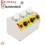 Commercial  equipment hot chocolate soy sauce filling spread warmer bottles jam heating machine for sale