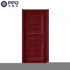 Commercial Factory direct sales Delicate upvc aluminium alloy bathroom doors 28mm wpc doors