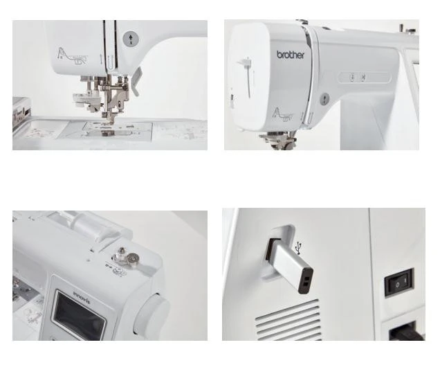 Computerized sewing and embroidery machines for home