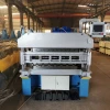 Corrugated and trapezoidal Double Layer Roofing Sheet Roll Forming Machine in china