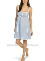 cotton printing  comfortable lady nightshirt