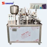 Cream filling machine soft tube filler and sealer  plastic tube filling and sealing machine