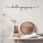 Creative design English hello wall sticker living room decoration decal vinyl sticker