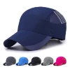 Custom blank polyester mesh dry fit visors Running Lightweight mesh mens Baseball Sports Caps