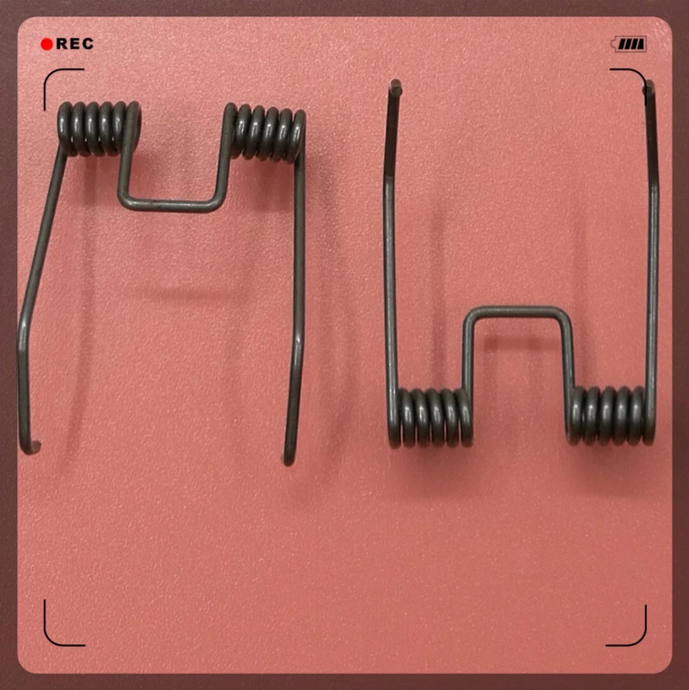 Custom carbon steel W shape double torsion spring for hair clipper