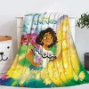 Custom Cartoon Girl Digital Printed Flannel Nap Blanket