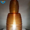 Custom China Glass Factory Sale Handblown Fringe Pleated Table Lamp Shade