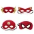 Import Custom Christmas halloween face mask cheap felt and elastic superhero masks party for kids from China