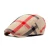 Import Custom design men linen checked fabric beret newsboy ivy cap from China