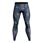 Custom Design Men Workout Plus Size Leggings Oem Football Leggings Fitness Yoga Wear Compression Tight Gym Pants