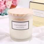 Custom finish glass drinking cup Candle Jar with Different Shapes
