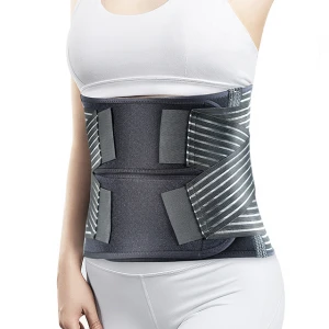 Custom Fitness Lower Back Support Belt For Back Pain Relief Unisex Adjustable Straps Waist Trimmers