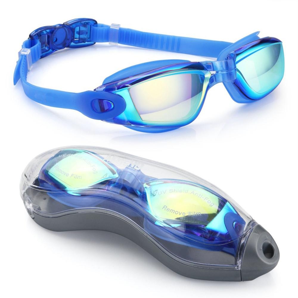 custom high quality funny swimming goggles protection and anti-fog swimming goggles