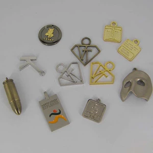 custom metal embossed logo pins