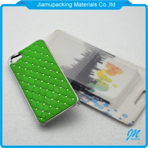 Custom plastic blister mobile phone case packaging with cards