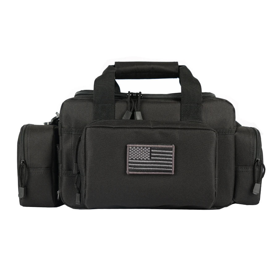 Custom premium quality pistol shooting tactical gun range bag shooting range bag