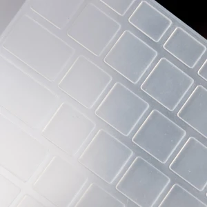 Custom silicone transparent keyboard cover for laptop Silicone Factory custom silicone clear keyboard cover many molds