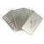 Import Custom Stainless Steel Business Card Metal Credit Card Black Metal Business Cards Blank from China
