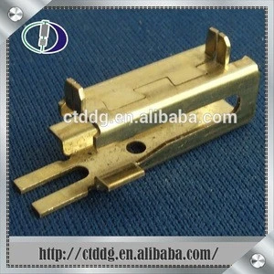 Custom Stamping Micro motor Metal Parts carbon brush holder from China