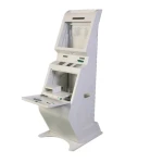 Custom Touch Screen Kiosk Enclosure Sheet metal fabrication for Information Query Digital Payment Kiosk Machine housing