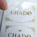 Custom Waterproof sticker Clear Plastic Printing Label Stickers