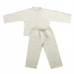 Customized Autumn Baby Clothing sweater crochet Full Sleeve Kids Children knit Cotton Clothing Sets