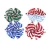 Import Customized Beautiful Beta Zeta Phi Logo White Royal Blue Striped Ladies Polyester Bow Ties from China
