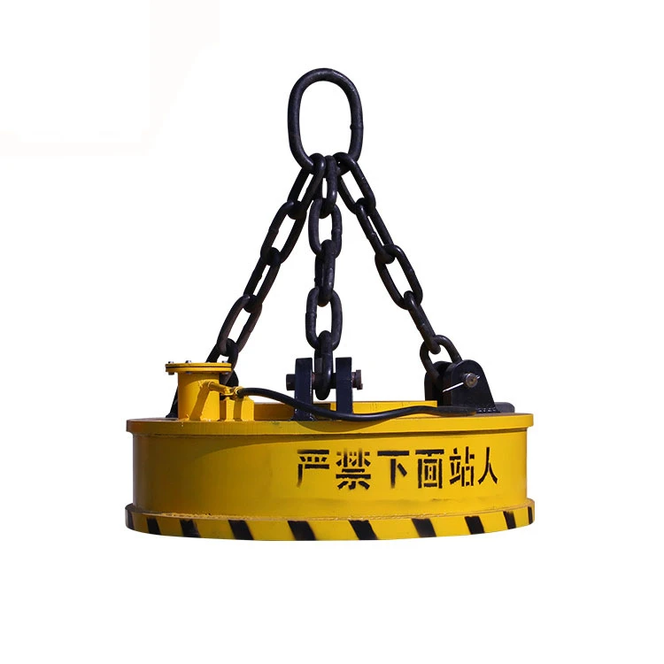 Customized Circular Lifting Electromagnet For Metal Scrap  Circular  Lifting Magnet For Crane
