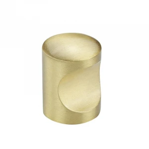 Customized Gold Cabinet Handles Round Drawer Pulls Brushed Brass Cabinet Pull Knob