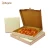 Import Customized Kraft Food -Garde Corrugated Paper Pizza Box from China