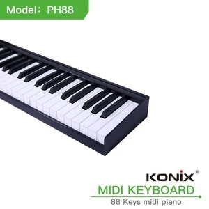 Customized lighted electric organ 88 keyboard instrument for music beginner
