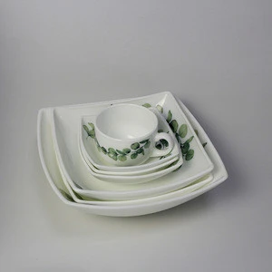 Customized opal glassware popular eco-friendly dinner set dinnerware