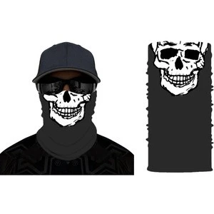 Customized Printed  Party Mask Outdoor Sports Sun Protective Head Towels Reusable Bandana Face Mask