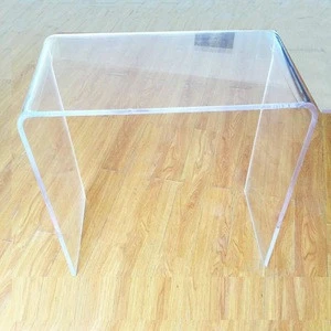 Customized Top Quality Transparent Clear Modern Acrylic Folding Table