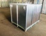 customized transporting stainless steel wire mesh basket storage roll container pallet cage