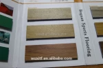 Customized vinyl flooring rolls, pvc basketball sports floring