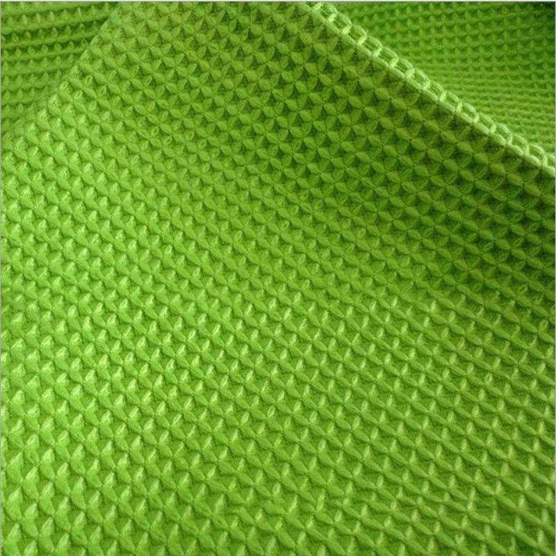 Customized wholesale 80% polyester 20% polyamide microfiber waffle fabric