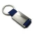Import customrised original square real leather and metal keychain from China