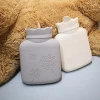 Cute childrens parents mini silicone handheld safety hot water bottle